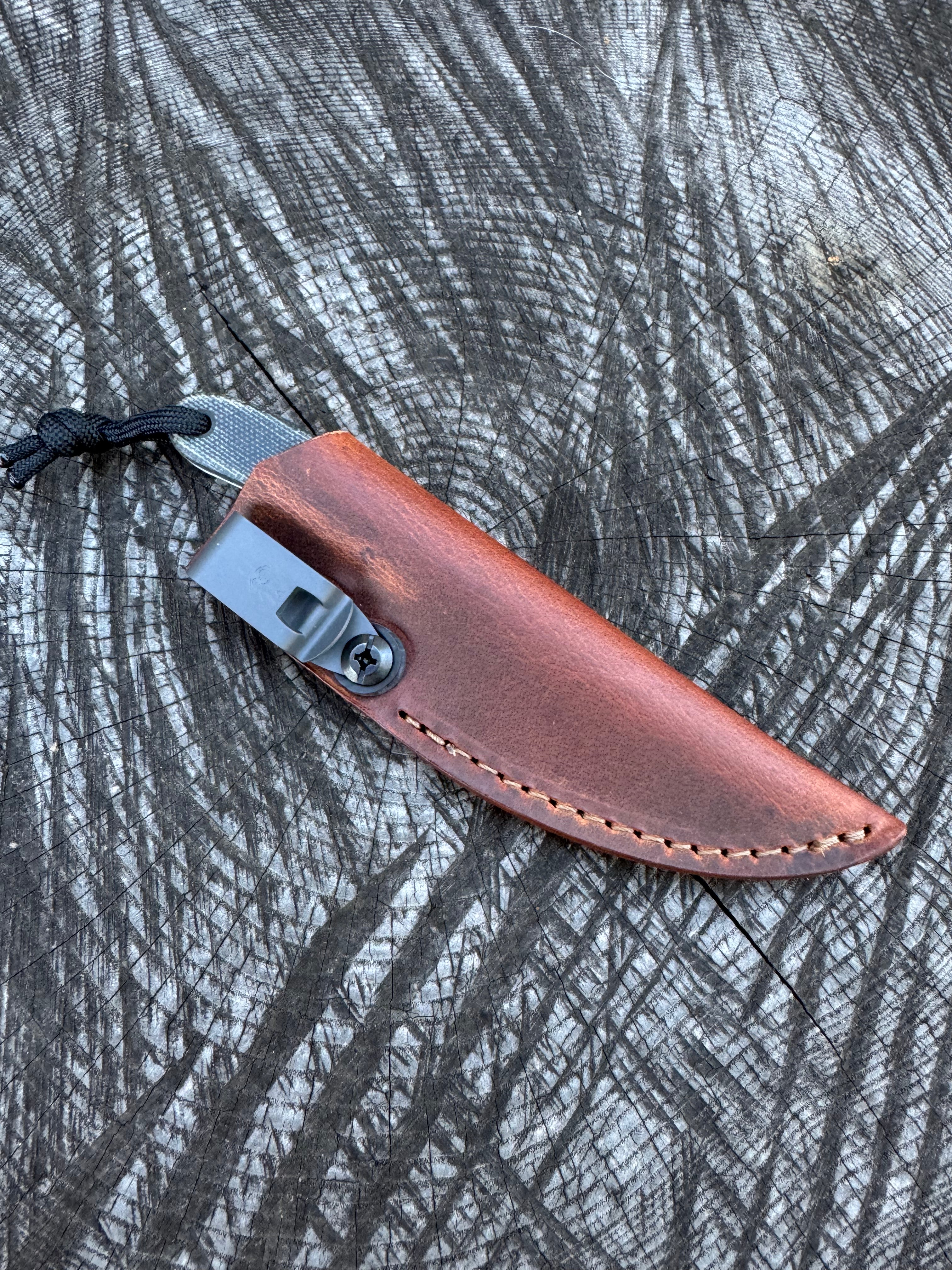Leather Chickpea Sheath